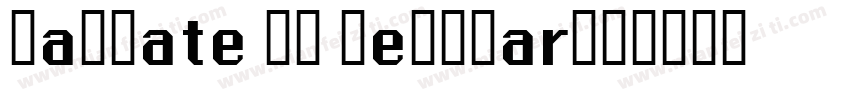 Mabgate II Regular字体转换